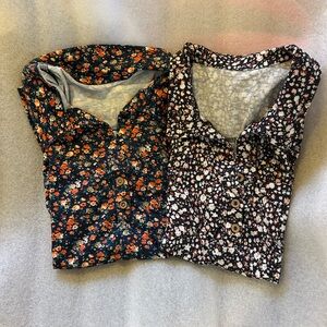 Bundle Small Floral Button-Up Women's Tops